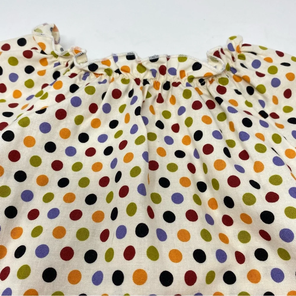 Lolly Wolly Dress Polka Dot Black Cat Halloween 3T